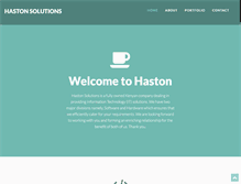 Tablet Screenshot of hastonsolutions.com